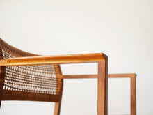 画像をギャラリービューアに読み込む, ボーエモーエンセン ダイニングチェア アームあり オークと籐 Børge Mogensen Model BM62 Chair モーエンセンのアームチェアの肘掛けの裏側