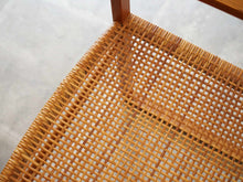 画像をギャラリービューアに読み込む, ボーエモーエンセン ダイニングチェア アームあり オークと籐 Børge Mogensen Model BM62 Chair モーエンセンのアームチェアの座面