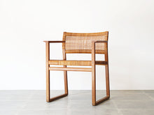画像をギャラリービューアに読み込む, ボーエモーエンセン ダイニングチェア アームあり オークと籐 Børge Mogensen Model BM62 Chair モーエンセンのアームチェア