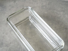 画像をギャラリービューアに読み込む, Wilhelm Wagenfeld Kubus 15 storage containers ヴィルヘルム・ヴァーゲンフェルト クブス ガラス容器 コンテナ バウハウス ドイツ製ヴィンテージ 手作り感のある表面