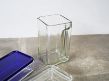 画像をギャラリービューアに読み込む, Wilhelm Wagenfeld Kubus 15 storage containers ヴィルヘルム・ヴァーゲンフェルト クブス ガラス容器 コンテナ バウハウス ドイツ製ヴィンテージ ピッチャータイプ