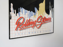 画像をギャラリービューアに読み込む, Rolling Stones 1981 World Tour Posterローリング ストーンズ 1981年 ワールドツアー ポップアート ヴィンテージポスター