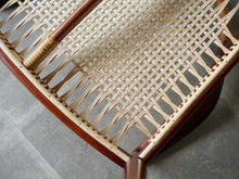 画像をギャラリービューアに読み込む, ザ・チェア ハンスJウェグナー ヨハネス・ハンセン製ヴィンテージチェア Hans J Wegner JH501 The Chair ウェグナーのアームチェアJH501の裏面 籐の薄そうに見える