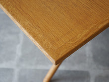 画像をギャラリービューアに読み込む, Hans J Wegner Andreas Tuck AT303 ハンス ウェグナー アンドレアス タック 北欧ヴィンテージ オーク ダイニングテーブルの縁