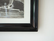 画像をギャラリービューアに読み込む, Vilhelm Lundstrøm Still life Woodcut ランドストローム ルンストローム デンマーク 現代美術 木版画 リトグラフ 木製のフレーム付き