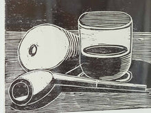 画像をギャラリービューアに読み込む, Vilhelm Lundstrøm Still life Woodcut ランドストローム ルンストローム デンマーク 現代美術 木版画 リトグラフ