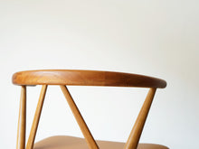 画像をギャラリービューアに読み込む, ヘンリー・ケアヌルフ モデル225 アームチェア 北欧デザインの椅子 Henry Kjærnulf Model 225 Chair 椅子の背もたれ背面