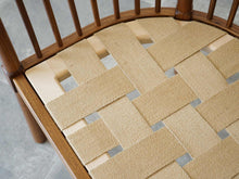 画像をギャラリービューアに読み込む, Børge Mogensen Spoke-back chair Model1790 fredericia ボーエモーエンセン スポークバックチェア イージーチェア フレデリシア 椅子の座面下の張り地