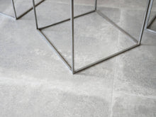 画像をギャラリービューアに読み込む, ポールケアホルム ネストテーブル Poul Kjærholm PK71 Three nesting tables E Kold Christensen ケアホルムのEKC製ビンテージテーブル 細いスチールのフレーム