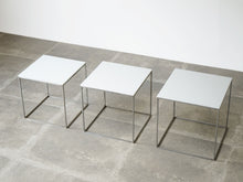 画像をギャラリービューアに読み込む, ポールケアホルム ネストテーブル Poul Kjærholm PK71 Three nesting tables E Kold Christensen ケアホルムのEKC製ビンテージテーブル 3つのミニテーブル