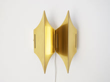 画像をギャラリービューアに読み込む, Bent Karlby Gothic Ⅱ Lyfa ベント カールビー ゴシック2(2連タイプ)リーファ 北欧ヴィンテージ ブラケットライト 真鍮のウォールランプ