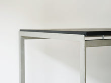 画像をギャラリービューアに読み込む, Poul Kjærholm Academy table Rud Rasmussen 黒いワークデスク ポール・ケアホルム アカデミーテーブル ルド・ラスムッセン ヴィンテージ テーブルのスチールフレーム