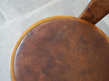 画像をギャラリービューアに読み込む, Tove Edvard Kindt-Larsen トーべ エドワード・キンドラーセン 回転チェア swivel chair 北欧ヴィンテージ 椅子の座面 レザー張り