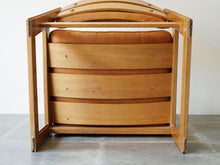 画像をギャラリービューアに読み込む, Grete Jalk Chair グレーテ・ヤルク オーク材とレザーのチェア 1960年代北欧ビンテージ 椅子の裏面