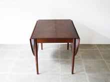 画像をギャラリービューアに読み込む, Arne Vodder Sibast Furniture Rosewood Table with Extensionアルネ ヴォッダー シバスト・ファニチャー ローズウッド 延長式ダイニングテーブル やや上から