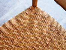 画像をギャラリービューアに読み込む, ボーエ・モーエンセン アームチェア オークと籐編み Børge Mogensen Oak armchair 椅子の座面