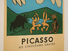 画像をギャラリービューアに読み込む, Pablo Picasso 45 Linoléums gravés Mourlot lithographic poster パブロ ピカソ ギャラリールイーズレイリス ムルロ工房 リトグラフ