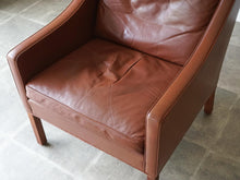 画像をギャラリービューアに読み込む, Børge Mogensen Fredericia Model 2207 ボーエモーエンセン フレデリシア モデル2207 1人用ソファ イージチェア 座面の革