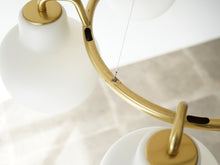 画像をギャラリービューアに読み込む, Vilhelm Lauritzen Louis Poulsen Christiansborg ヴィルヘルムラウリッツェン ルイスポールセン クリスチャンソボー シャンデリア 真鍮フレームとワイヤー