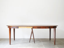 画像をギャラリービューアに読み込む, デンマークデザイン ローズウッド 北欧ヴィンテージ 延長式ダイニングテーブルの補助脚