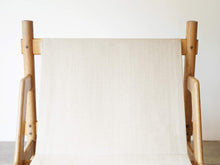 画像をギャラリービューアに読み込む, Danish design Easy chair with canvas デンマークデザイン キャンバス生地張り 北欧ヴィンテージ イージチェア 背もたれのキャンバス