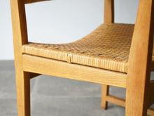 画像をギャラリービューアに読み込む, Peter Hvidt Orla Mølgaard-Nielsen Model 350 Søborg Møbelピーター ビッツ オルラ ムルガード ニールセン モデル350 アームチェア 側面の籐