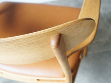 画像をギャラリービューアに読み込む, Hans J Wegner CH22 Carl Hansen&Søn ハンス ウェグナー カールハンセン オーク革張り イージチェア アームチェア