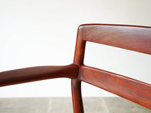 画像をギャラリービューアに読み込む, Ejner Larsen Aksel Bender Madsen Willy Beck アイナー ラーセン アクセル ベンダー マッセン ヴィリーベック 籐編み チークアームチェアのフレーム