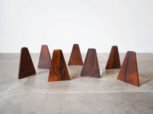 画像をギャラリービューアに読み込む, Kai Kristiansen Feldballe Møbelfabrik Rosewood Bookends カイクリスチャンセン フィールドボール モベルファブリク 北欧ヴィンテージ ローズウッド ブックエンド