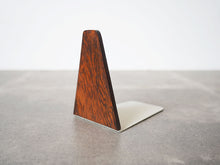 画像をギャラリービューアに読み込む, Kai Kristiansen Feldballe Møbelfabrik Rosewood Bookends カイクリスチャンセン フィールドボール モベルファブリク 北欧ヴィンテージ ローズウッド ブックエンド