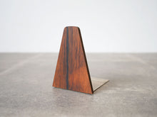 画像をギャラリービューアに読み込む, Kai Kristiansen Feldballe Møbelfabrik Rosewood Bookends カイクリスチャンセン フィールドボール モベルファブリク 北欧ヴィンテージ ローズウッド ブックエンド
