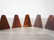 画像をギャラリービューアに読み込む, Kai Kristiansen Feldballe Møbelfabrik Rosewood Bookends カイクリスチャンセン フィールドボール モベルファブリク 北欧ヴィンテージ ローズウッド ブックエンド