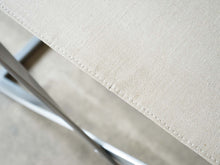 画像をギャラリービューアに読み込む, Poul Kjærholm PK91 E Kold Christensen EKC ポール ケアホルム E コルド クリステンセン ヴィンテージ品 折りたたみスツールの座面のカンバァス地