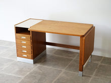 画像をギャラリービューアに読み込む, Tove Edvard Kindt-Larsen Childrens Desk トーベ・キンドラーセン 北欧ビンテージ 子ども用デスク 学習机 デザイナーズデスクを斜め上から