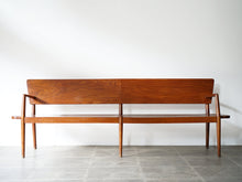 画像をギャラリービューアに読み込む, フリッツハンセン1940〜1950年代ビンテージのベンチ Fritz Hansen wood vintage Bench