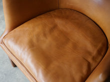 画像をギャラリービューアに読み込む, アルネ・ヴォッダーの革張りのイージーチェア Arne Vodder Arm chair upholstered with leather Ivan Schlechter レザーの一人がけ椅子のクッション