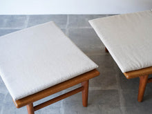 画像をギャラリービューアに読み込む, ハンスJウェグナー デイベッド 寝椅子 Getama製 ヴィンテージ Hans J Wegner GE1 Daybed ベッドのオットマンがセパレート