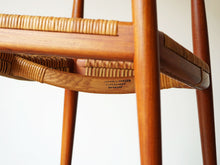 画像をギャラリービューアに読み込む, Hans J Wegner Johannes Hansen JH501 ハンス ウェグナー ザチェア ヨハネスハンセン 籐 チーク材 アームチェアのマーク