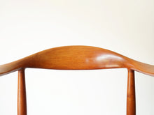 画像をギャラリービューアに読み込む, Hans J Wegner Johannes Hansen JH501 ハンス ウェグナー ザチェア ヨハネスハンセン 籐 チーク材 アームチェアの背もたれ