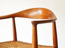 画像をギャラリービューアに読み込む, Hans J Wegner Johannes Hansen JH501 ハンス ウェグナー ザチェア ヨハネスハンセン 籐 チーク材 アームチェアの肘掛け