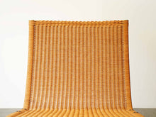 画像をギャラリービューアに読み込む, ポール・ケアホルム ラウンジチェアPk22 EKC製ヴィンテージ Poul Kjærholm PK22 Chair ケアホルムの椅子の背もたれ ラタン編み