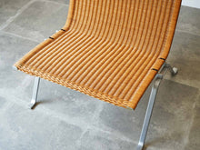 画像をギャラリービューアに読み込む, ポール・ケアホルム ラウンジチェアPk22 EKC製ヴィンテージ Poul Kjærholm PK22 Chair ケアホルムの椅子の座面 籐編み