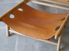 画像をギャラリービューアに読み込む, ボーエ・モーエンセン ハンティングチェア ビンテージ Børge Mogensen The Hunting Chair Model 2229 by Erhard Rasmussen 北欧デザイン名作チェア 椅子の座面 フルグレインレザー 革張りのラウンジチェア