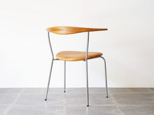 画像をギャラリービューアに読み込む, ハンスJウェグナー アームチェア ビンテージ PPモブラーHans J Wegner PP701 チェア アッシュ レザー ウェグナーの椅子の背面