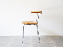画像をギャラリービューアに読み込む, ハンスJウェグナー アームチェア ビンテージ PPモブラーHans J Wegner PP701 チェア アッシュ レザー ウェグナーの椅子の側面
