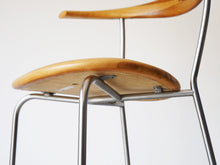 画像をギャラリービューアに読み込む, ハンスJウェグナー アームチェア ビンテージ PPモブラーHans J Wegner PP701 チェア アッシュ レザー ウェグナーの椅子の裏側