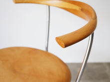画像をギャラリービューアに読み込む, ハンスJウェグナー アームチェア ビンテージ PPモブラーHans J Wegner PP701 チェア アッシュ レザー ウェグナーの椅子のアーム