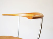 画像をギャラリービューアに読み込む, ハンスJウェグナー アームチェア ビンテージ PPモブラーHans J Wegner PP701 チェア アッシュ レザー ウェグナーの椅子のアーム