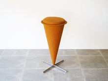 画像をギャラリービューアに読み込む, Verner Panton Cone Plus Linje ヴェルナーパントンコーンチェア オレンジ バースツール ハイチェア