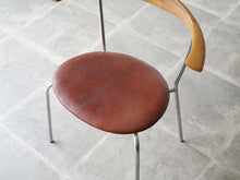 画像をギャラリービューアに読み込む, Hans J Wegner Johannes Hansen JH701 ハンス J ウェグナー ヨハネス ハンセン 北欧ヴィンテージ アームチェア 座面の革